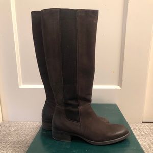 Paul Green Dark Brown Heeled Boots